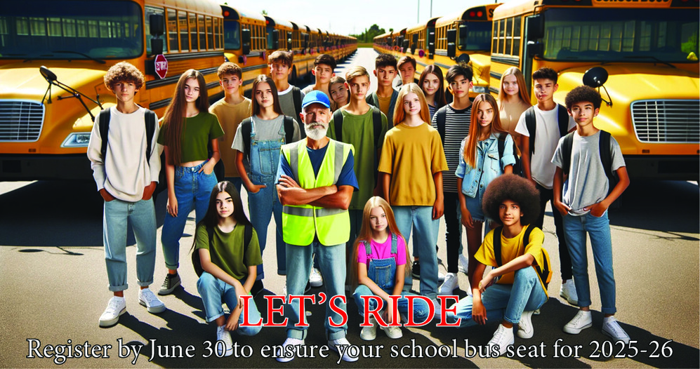 Lets ride poster